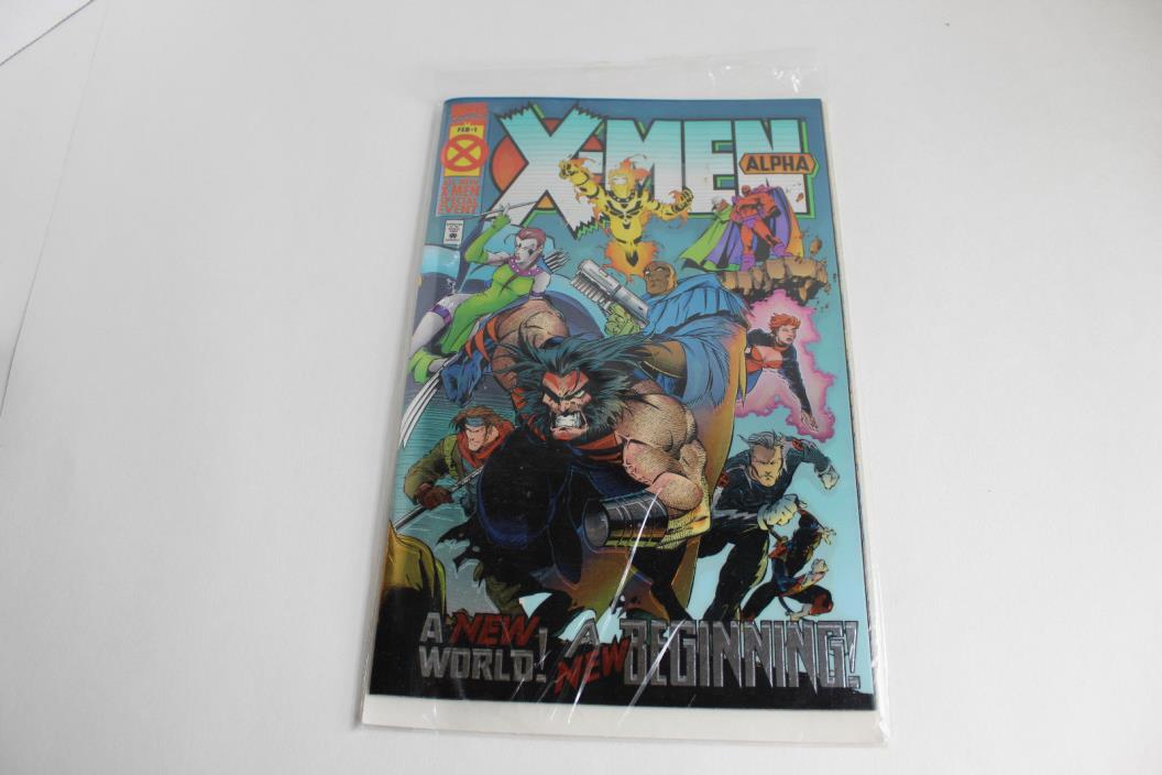 X-Men Alpha #1  (Feb 1995, Marvel) Chromium Cover Cruz, Age of Apocalypse