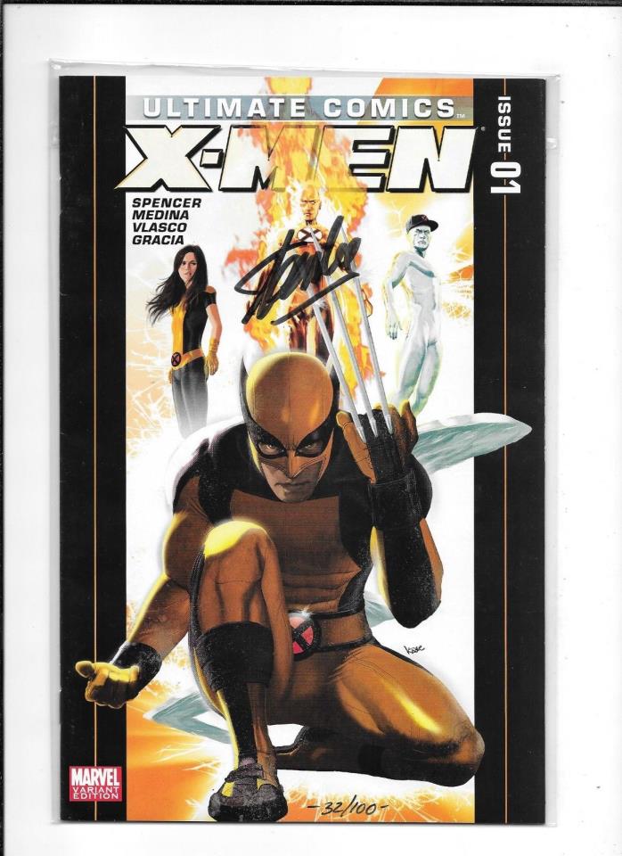 ULTIMATE COMICS X-MEN #1 ==> NM STAN LEE SIGNED VERY SPECIAL EDITION MARVEL 2011