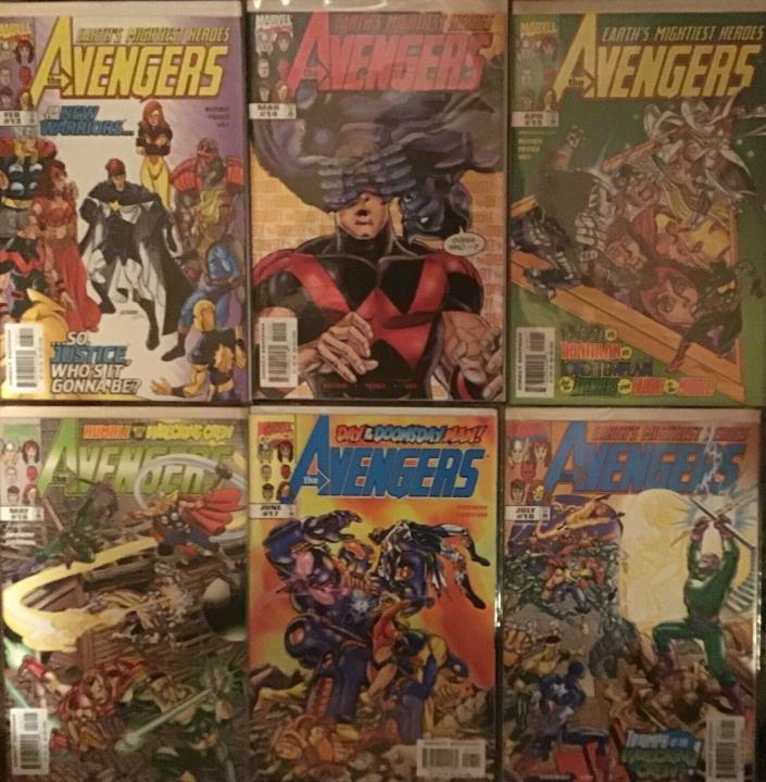 AVENGERS VOL.3 MARVEL (1999)6 BOOK LOT NM CONDITION #13-18
