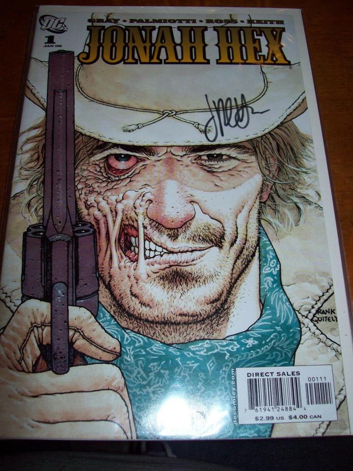Jonah Hex (DC 2005 2nd Series) # 1 2 3 4 5 each autographed by Jimmy Palmiotti
