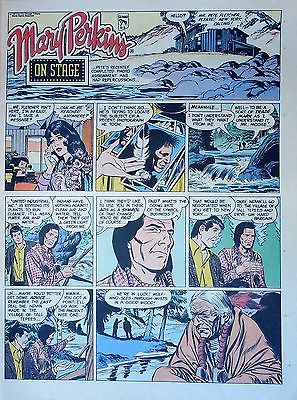 Mary Perkins, On Stage by Starr - lot of 23 full tab Sunday pages - late 1973