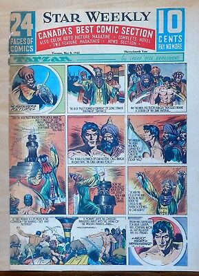 Tarzan by Burroughs & Hogarth - full page color Sunday comic - May 9, 1943