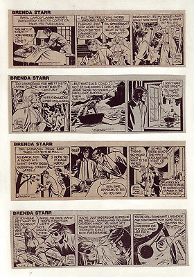 Brenda Starr by Messick & Ramona Fradon - 16 daily comic strips from Nov. 1984