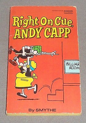 Right on Cue, Andy Capp, 1976 in very good shape, ISBN 0-449-13589-6