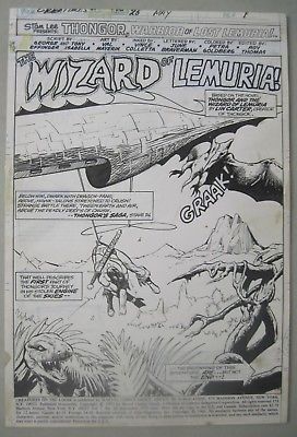 CREATURES ON THE LOOSE #25 MARVEL COMPLETE 15 PAGE VAL MAYERICK ORIGINAL ART