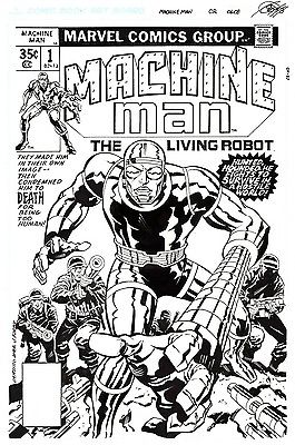 Anthony Castrillo MACHINE MAN # 1, COVER recreation