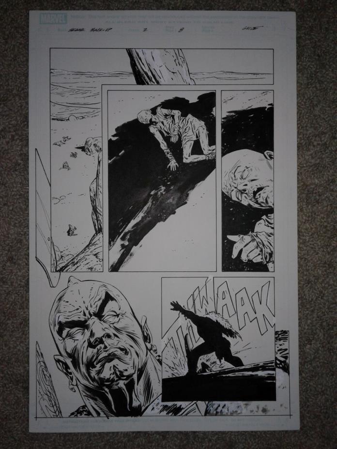 Guice SKAAR SON OF HULK 2 pg 8 FIRST APP ISSUE HIRO-KALA SON OF HULK + 2ND BONE