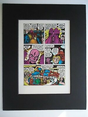 2008  ETERNALS TPB v1  # 5 JACK KIRBY & MIKE ROYER PAGE 15  PRODUCTION ART 1976