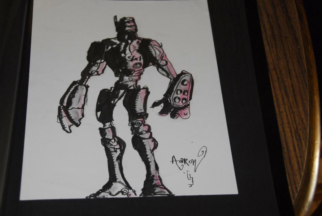Aaron Doughty Original Comic Book Sketch Art 3 of 3 Free US Shipping