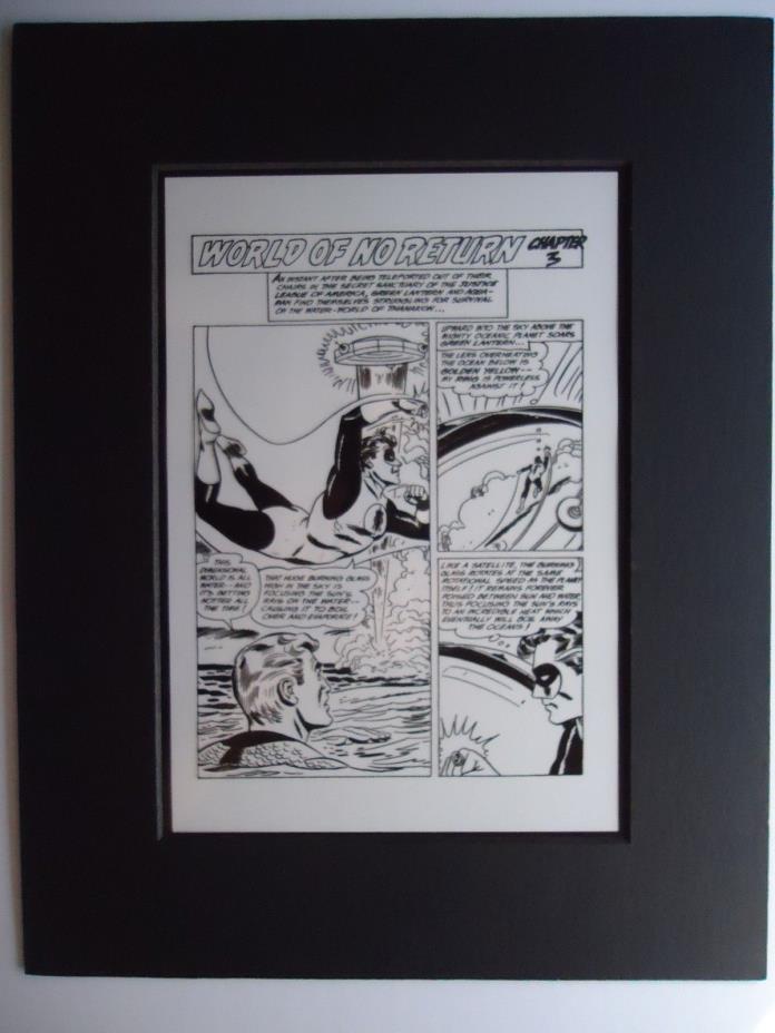 1st DESPERO 1960  JUSTICE LEAGUE OF AMERICA 1 MIKE SEKOWSKY Pg 14 PRODUCTION ART