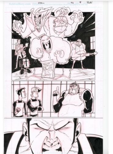 Rob Guillory Original Art Page 11x17 Chew Issue 52 Page 18