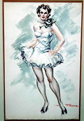 KELLY FREAS PAINTING - DANCER