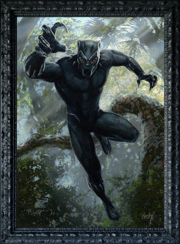 Dave Seeley Original Black Panther Commissioned by Marvel Studios