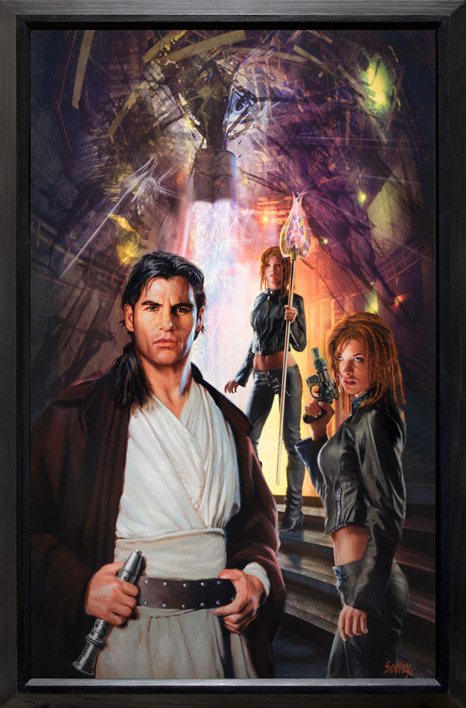 Star Wars Blood Oath : Zekk Zel Sisters - Dave Seeley Oil Painting for Lucasfilm