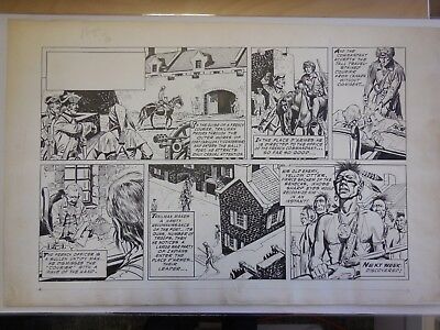 Original Comic Strip Art    Fred Ray    Western/Frontier
