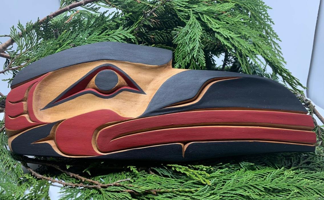 Native Red Cedar Pacific Northwest Coast Art - by Joe Johnny 