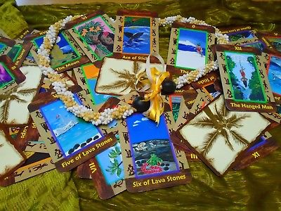 HURRY THIS SALE  WONT LAST TOO LONG!!! 75% OFF 32 HazelMoon's Hawaiian Tarot