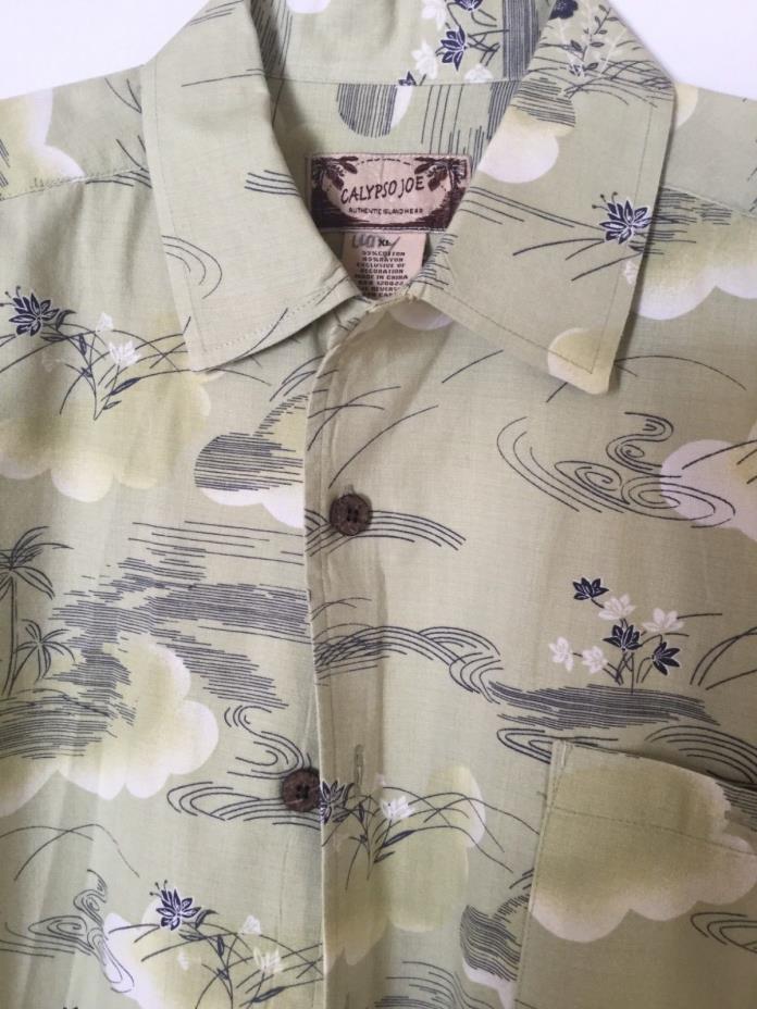 Hawaiian Shirt NWT Calypso Joe Island Wear mens  XL