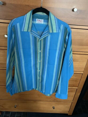 Vintage Men's Pre-Owned Rat Pack-Esque Shirt-Groovy and Very Good Condition