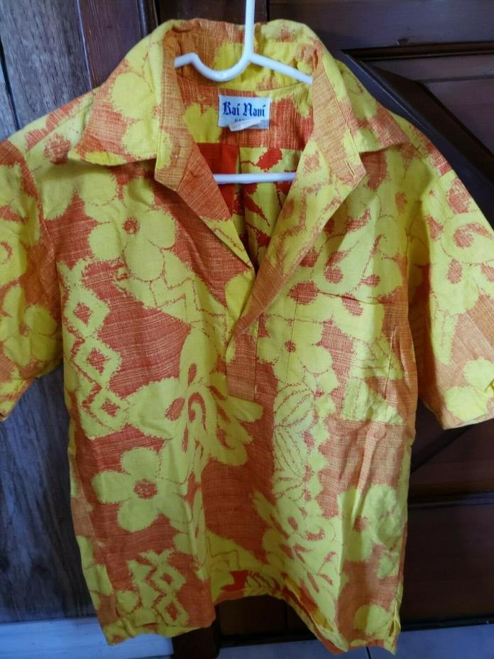 Collectible Vintage Kai Nani Hawaiian Shirt Size L (Large)