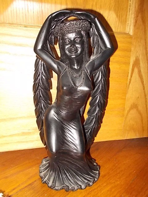 HTF Vintage COCO JOE'S LAVA MAILE LAKA Hula Dancer #265 STATUE HAWAII 10 1/4