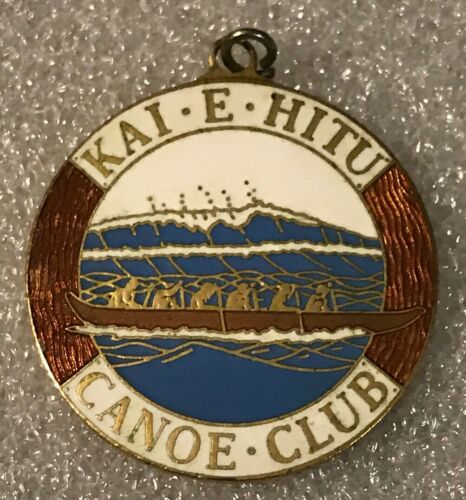 KAI EHITU CANOE CLUB RACE GOLD  MEDAL HAWAII HAWAIIAN TOKEN
