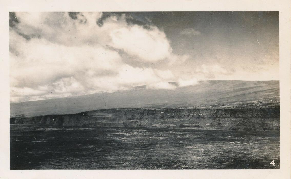 1940  Hawaii National Park Photo Uwekahuna Bluffs & Mauna Loa