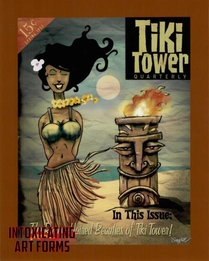 TIKI TOWER MAGAZINE COVER PRINT