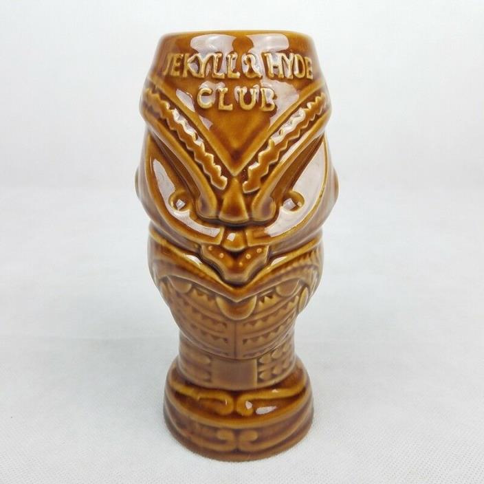 Vintage Jekyll & Hyde Club Tiki Cup Tumbler Glass Ceramic Bar NY Mad Scientist