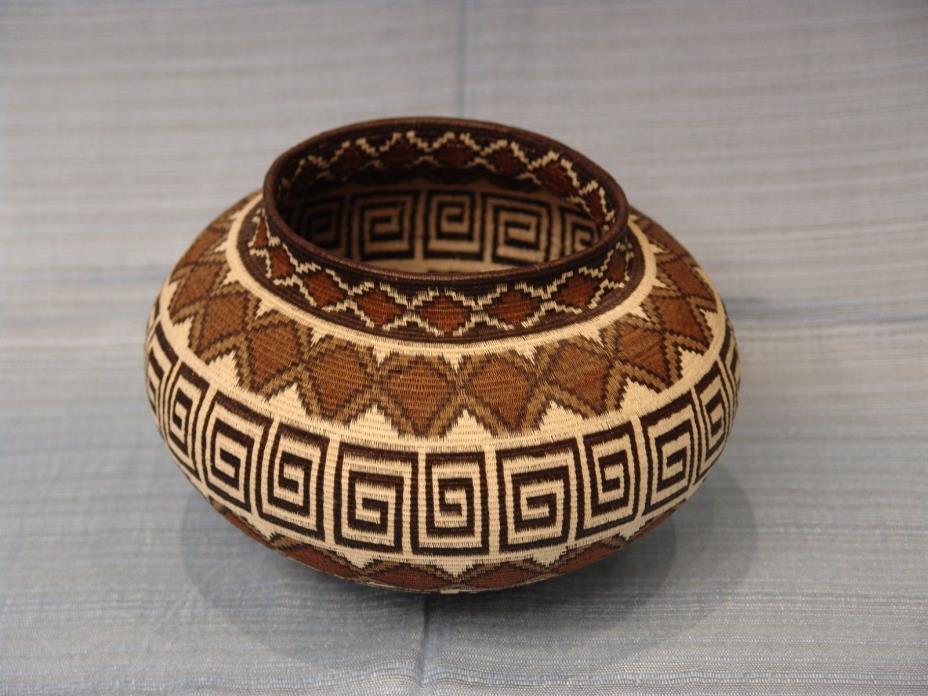 Wounaan Basket,  High Quality, Classic Geometric, 5