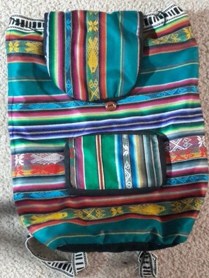 Beautiful woven backpack