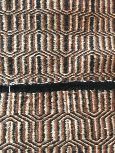 Old Navajo Indian Diamond Twill Saddle Blanket Reversible