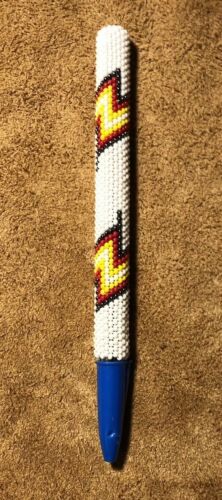 Totally Awesome New Native American Lakota Sioux Beaded Pen