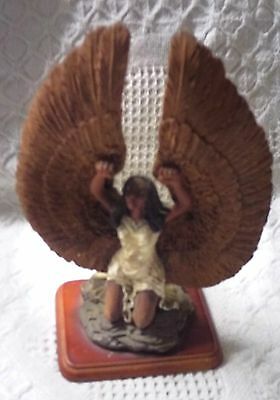 Native Maiden With Wings Statue