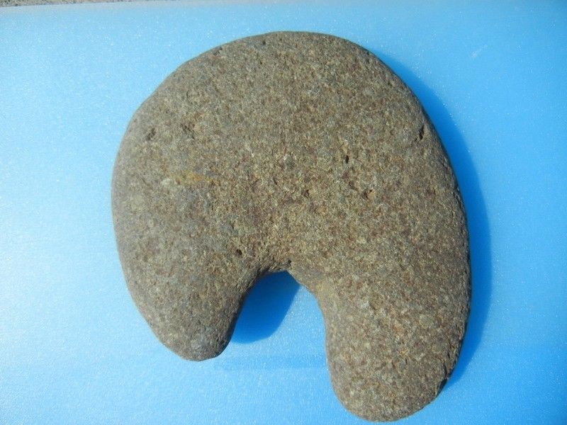 ANCIENT INDIAN ARTIFACT STONE CLUB HEAD TOMAHAWK