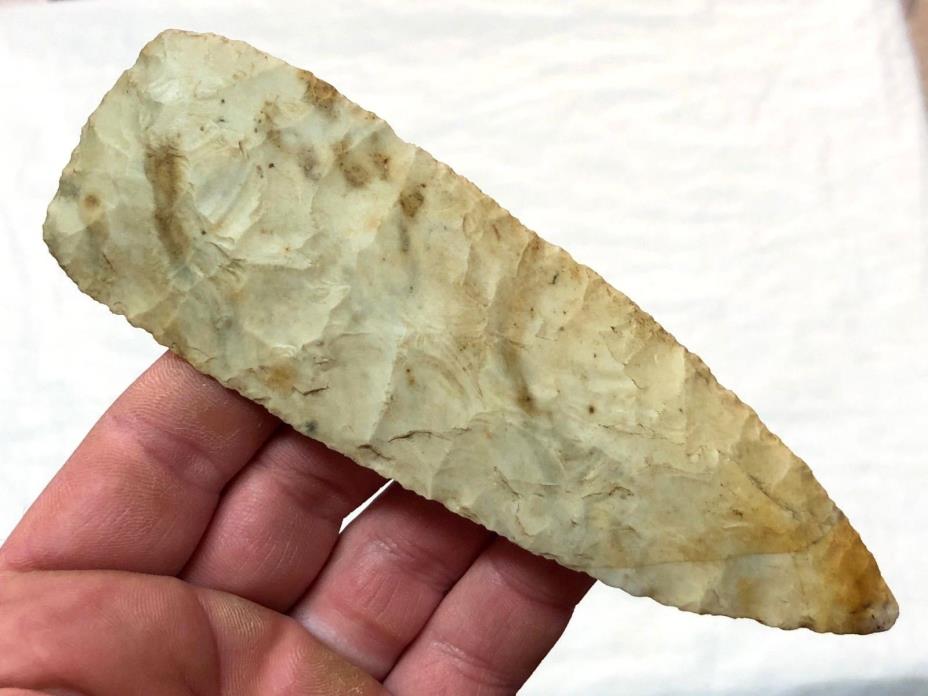 EXCEPTIONAL STANFIELD BLADE TAZEWELL CO., IL. AUTHENTIC ARROWHEAD ARTIFACT LM3