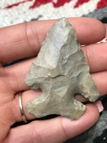 MLC S2476 Classic BeveledThebes Arrowhead Artifact Relic Stark Co. Navarre, OH