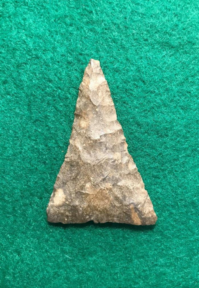 Triangle Point M7-22 Authentic Native Artifact Arrowhead