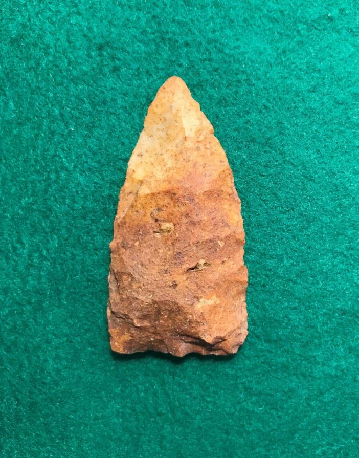 Blade Colorful Chert Point M25-24 Authentic Native Artifact Arrowhead