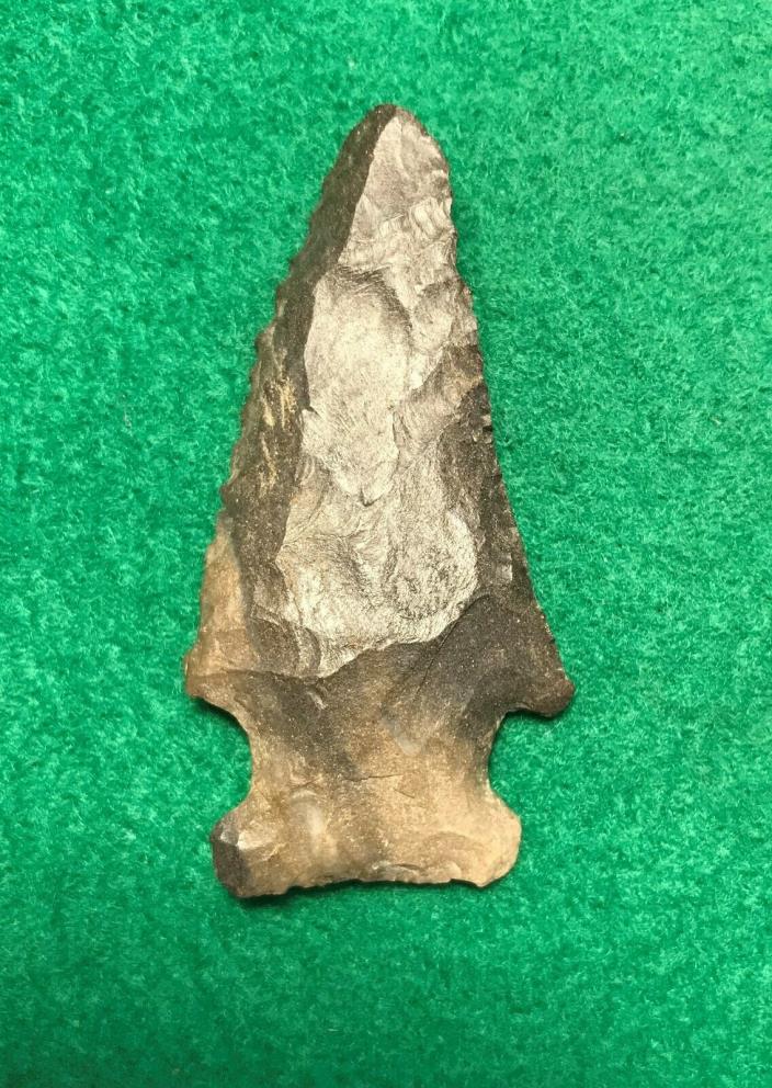 Beveled Side Notch Point M25-21 Authentic Native Artifact Arrowhead