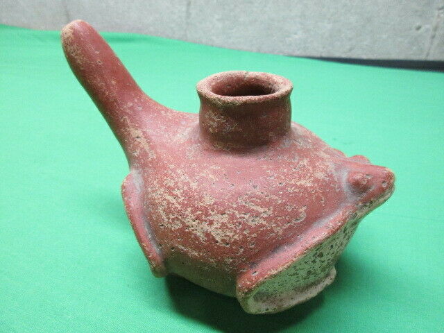 Authentic Native American Frog Effigy Teapot Artifact Arkansas 4