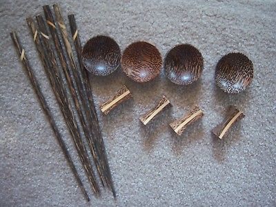 4 Wooden  Chopsticks~Bowls and Chopstick Racks REDUCED