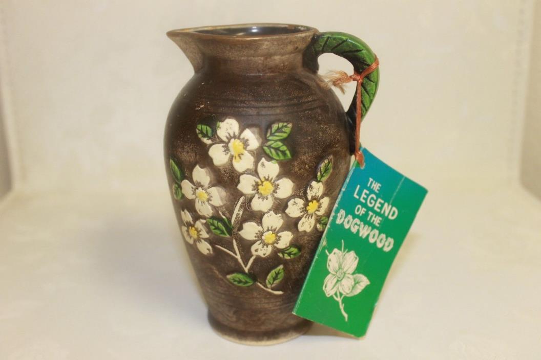 The Legend of the Dogwood Pottery Pitcher By Enco includes Booklet.