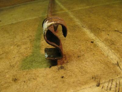 Antique Cattle Branding Iron Number 2 Blacksmith Hand Forged Cowboy Tool
