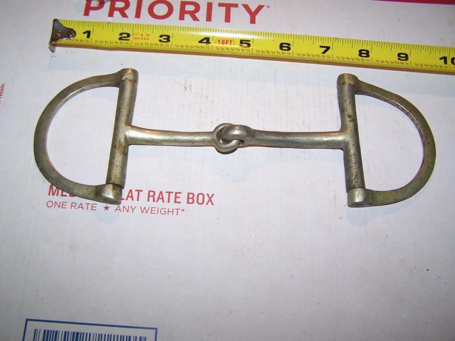 VINTAGE HORSE BRIDLE BIT NICKEL SILVER HORSE BRIDLE BIT