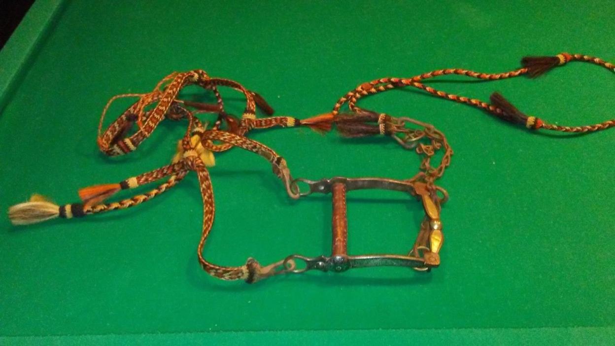 rare prison made horsehair bridle yuma prison