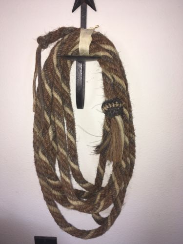 Blind Bob Mills 5/8 Tri Color Mane Hair Mecate
