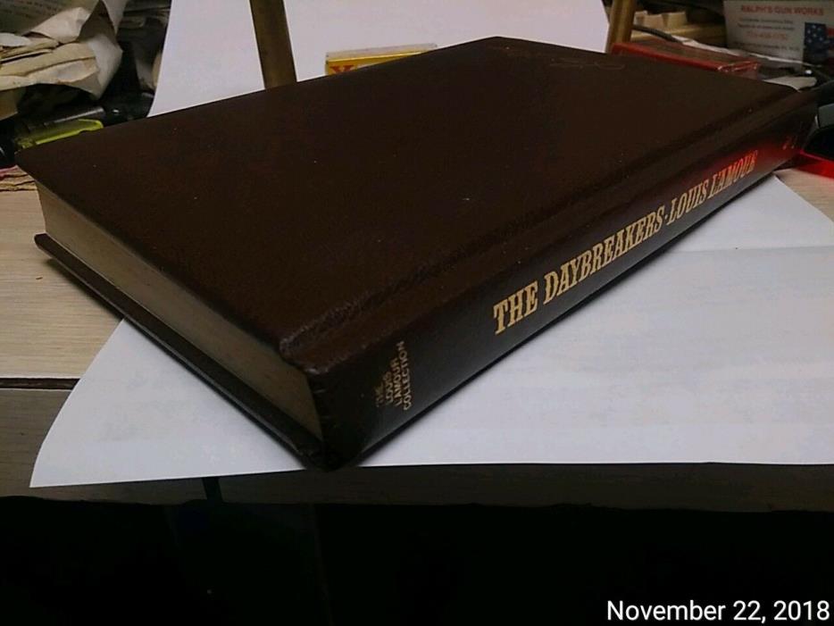 Vintage Louis L'Amour THE DAYBREAKERS Leather Bound 1960 Issue Ex Minty DAD GIFT