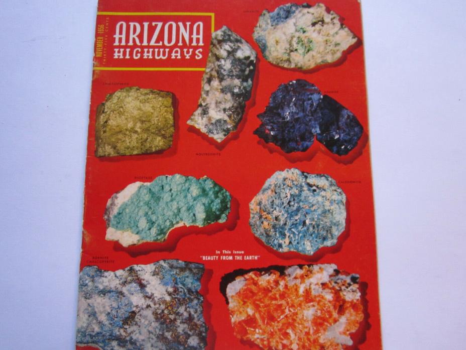Arizona Highway Magazine LOT OF 10 ISSUES FROM 1955-1956
