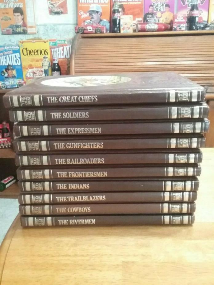 TIME LIFE BOOKS THE OLD WEST 10 VOLUMES SEE ITEM DESCRIPTION